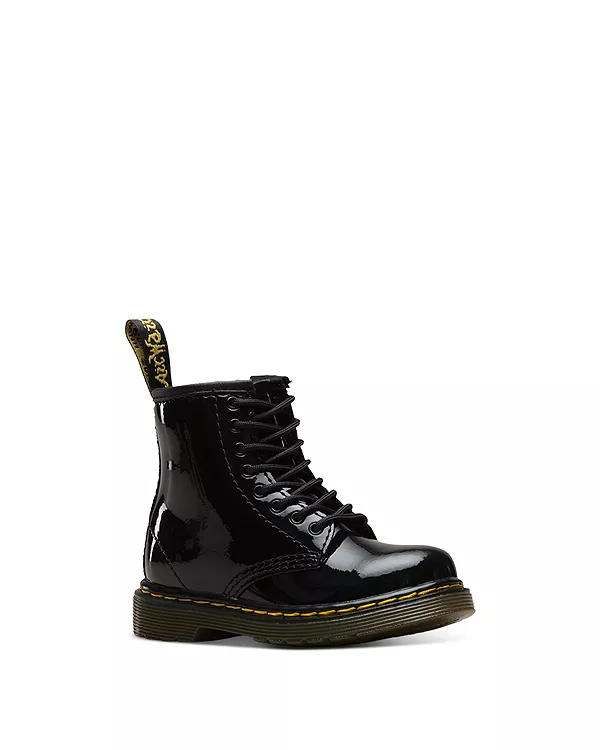 Лакированные сапоги для девочек - для малышек Dr. Martens, черный
Лакированные сапоги для девочек - для малышек Dr. Martens, черный