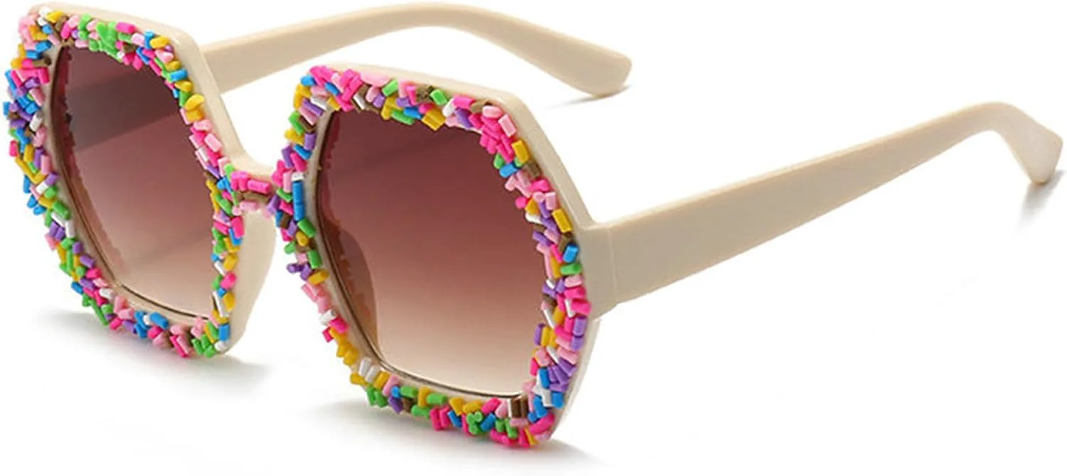 Солнцезащитные очки Willochra Square Crystal Polygon для женщин, большие солнцезащитные очки со стразами, блестящие солнцезащитные очки для вечеринок, Brown
Солнцезащитные очки Willochra Square Crystal Polygon для женщин, большие солнцезащитные очки со стразами, блестящие солнцезащитные очки для вечеринок, Brown