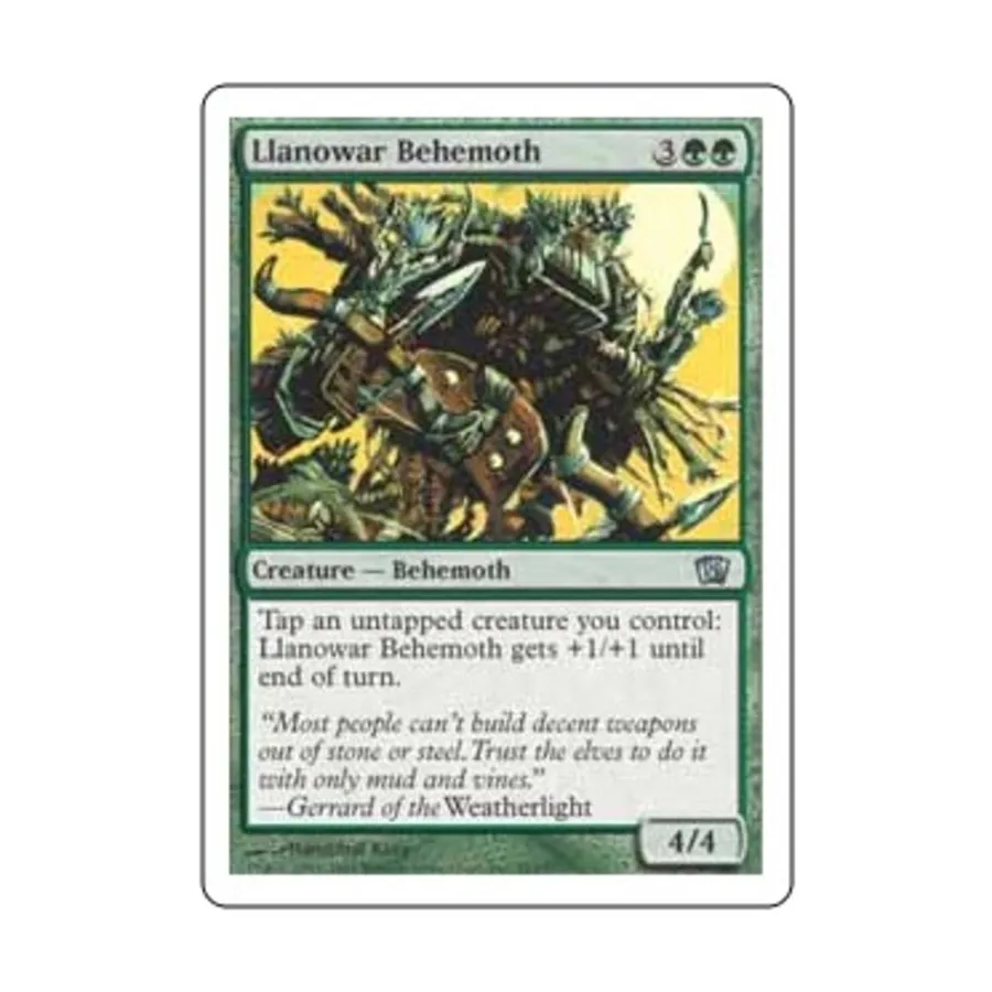 CCG Ллановар Бегемот (Ю), MTG - 8th Edition
CCG Ллановар Бегемот (Ю), MTG - 8th Edition