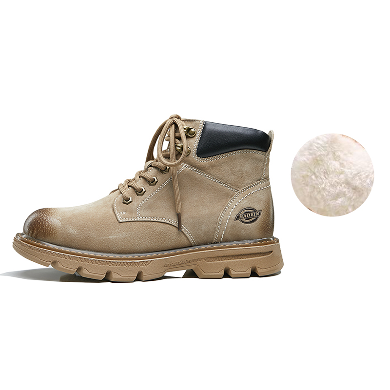 Haobin Мужские ботинки Martin с подкладкой из песочного флиса, цвет Sand Fleece-Lined
Haobin Мужские ботинки Martin с подкладкой из песочного флиса, цвет Sand Fleece-Lined