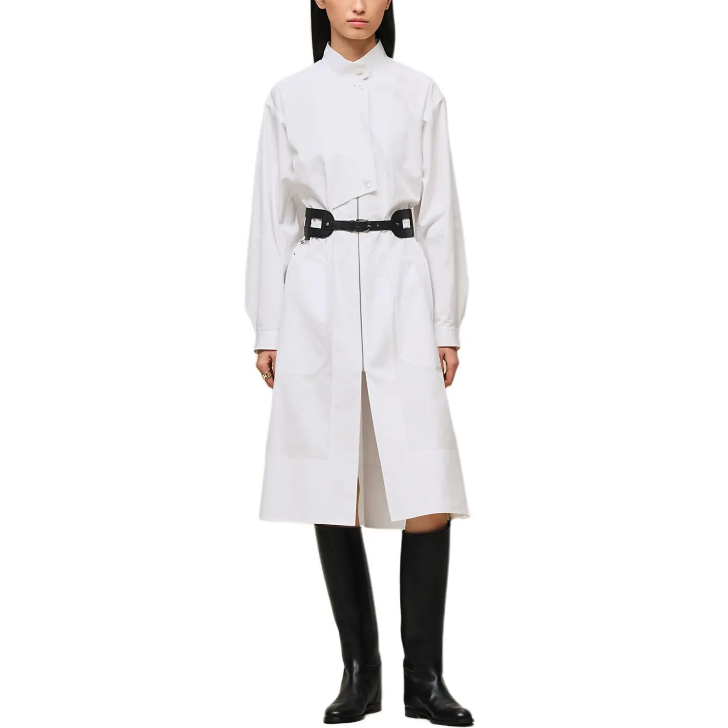 Платье с длинными рукавами SS26 HERMES, белый
Платье с длинными рукавами SS26 HERMES, белый