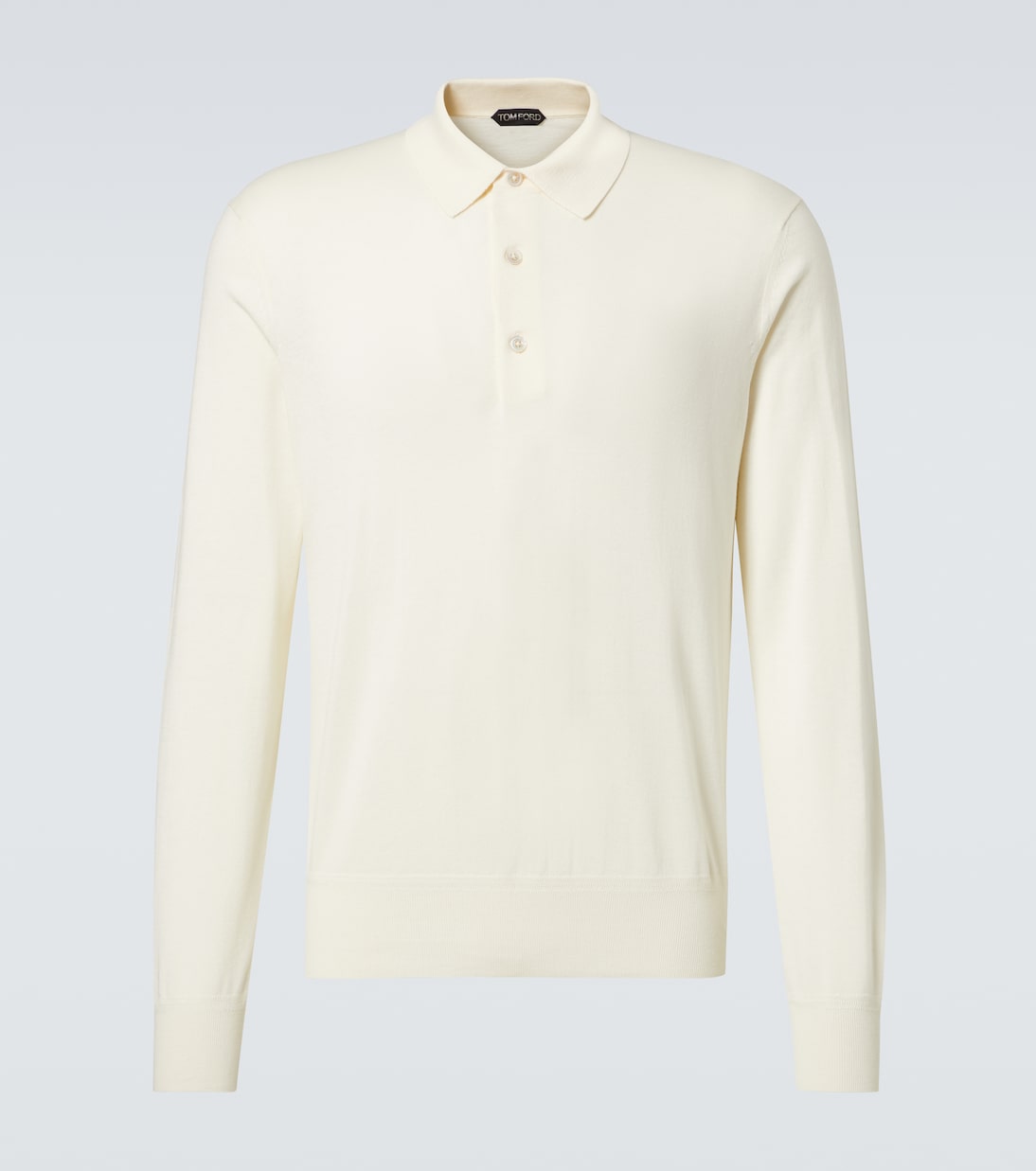 Хлопковая рубашка-поло Tom Ford, Chalk
Хлопковая рубашка-поло Tom Ford, Chalk