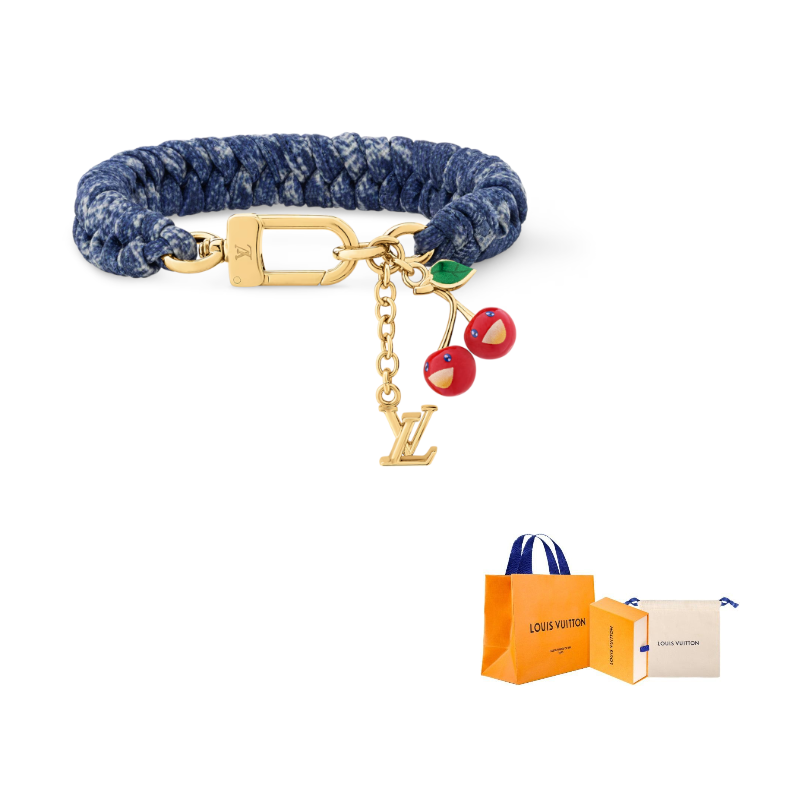 браслет Takashi Murakami Cherry Tressage LOUIS VUITTON, синий
браслет Takashi Murakami Cherry Tressage LOUIS VUITTON, синий