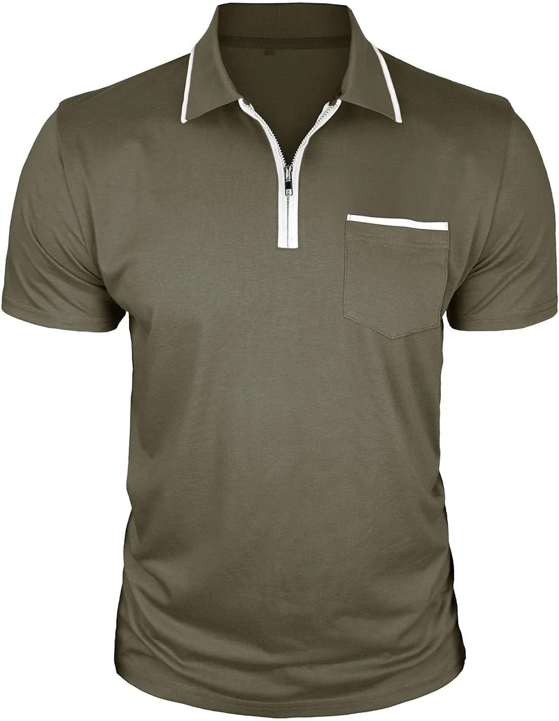 Мужская футболка с воротником и молнией на четверть для тренировок и гольфа Cambkatl
Мужская футболка с воротником и молнией на четверть для тренировок и гольфа Cambkatl