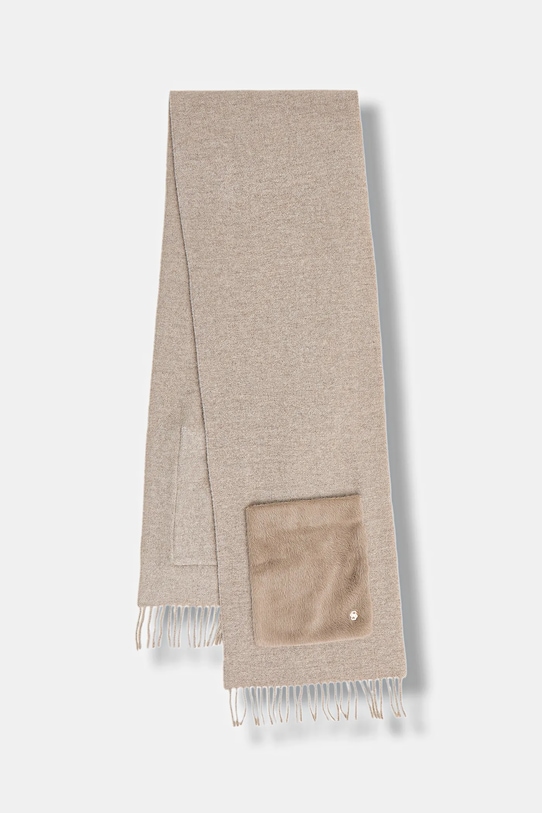 Шарф с шерстью Boss, коричневый
Шарф с шерстью Boss, коричневый