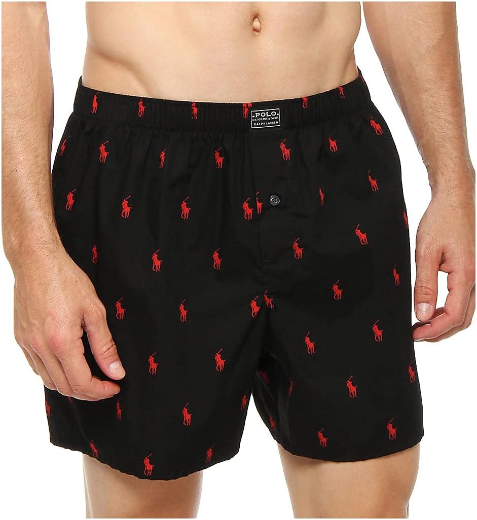 Тканые боксеры Polo Ralph Lauren All Over Pony Player, Black/Red
Тканые боксеры Polo Ralph Lauren All Over Pony Player, Black/Red