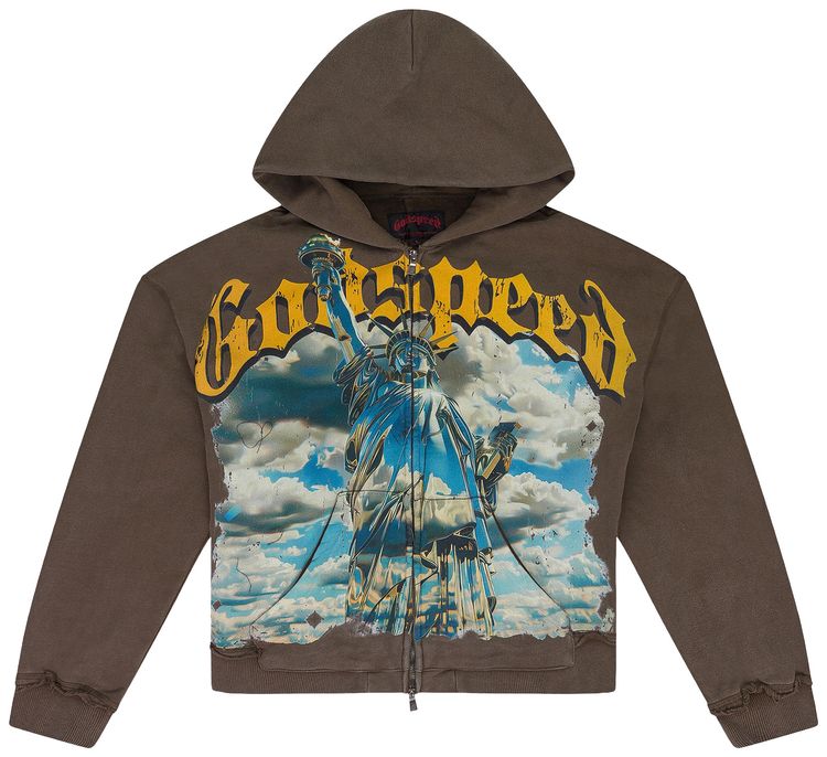 Толстовка Godspeed Chrome Liberty Zip Hoodie V2, коричневый
Толстовка Godspeed Chrome Liberty Zip Hoodie V2, коричневый