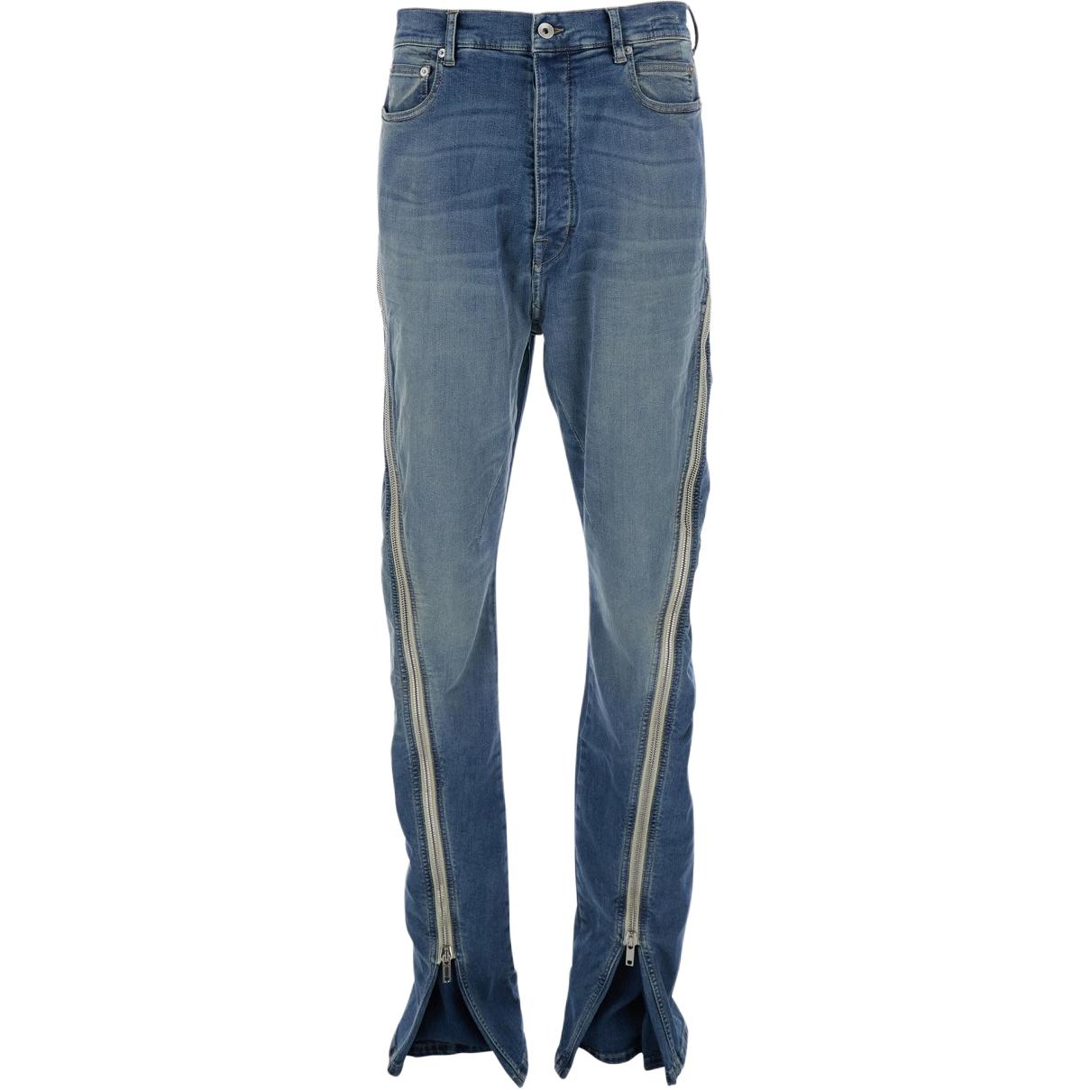 Болан банана зип джинсы Rick Owens DRKSHDW, синий
Болан банана зип джинсы Rick Owens DRKSHDW, синий