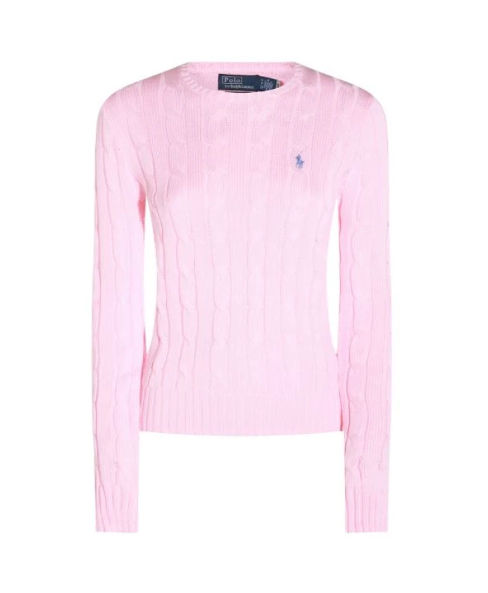 Хлопковый свитер крупной вязки Ralph Lauren, розовый
Хлопковый свитер крупной вязки Ralph Lauren, розовый