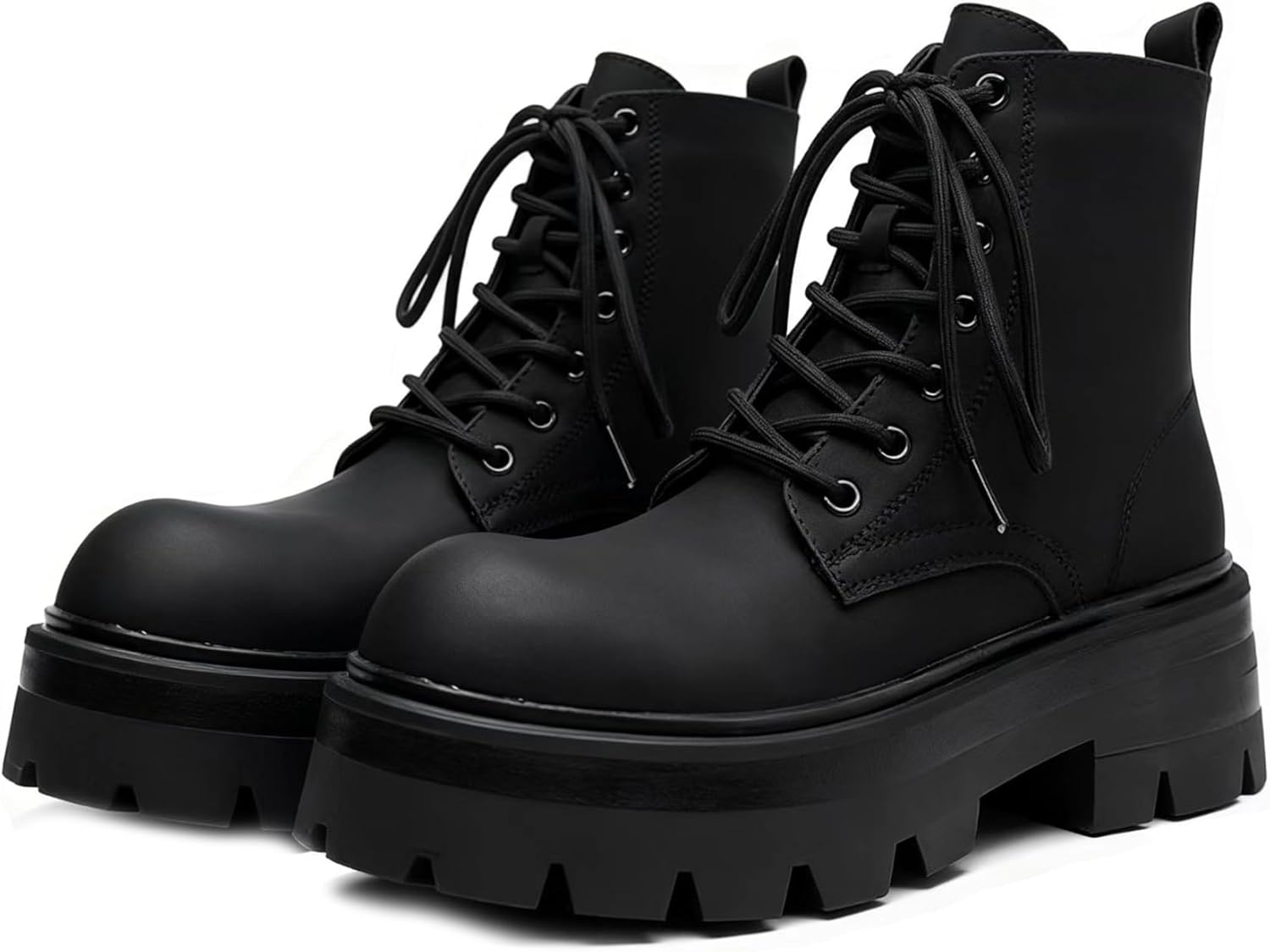 Мужские черные кожаные ботинки CrazySavage с высокой платформой, шнуровкой, широкой ноской, боковой молнией, массивным каблуком и рифленой подошвой, на щиколотку, комфортные, водонепроницаемые байкерские ботинки
Мужские черные кожаные ботинки CrazySavage с высокой платформой, шнуровкой, широкой ноской, боковой молнией, массивным каблуком и рифленой подошвой, на щиколотку, комфортные, водонепроницаемые байкерские ботинки