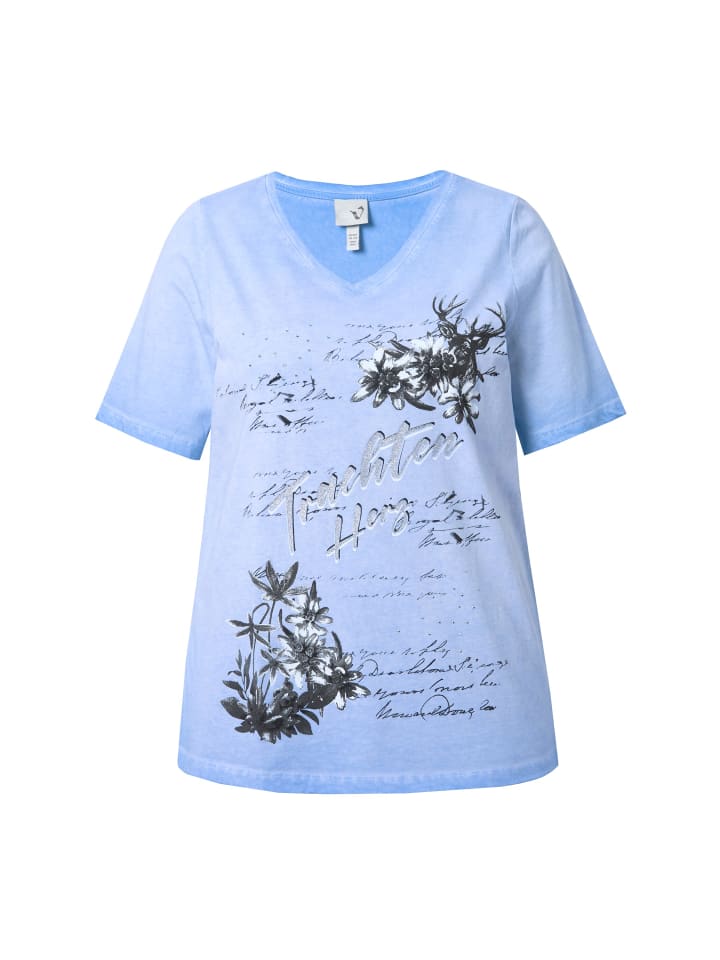 Рубашка небесно-голубого цвета Ulla Popken
Рубашка небесно-голубого цвета Ulla Popken