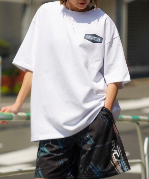 Мужская футболка с коротким рукавом, принт логотипа на спине RVCA, белый
Мужская футболка с коротким рукавом, принт логотипа на спине RVCA, белый