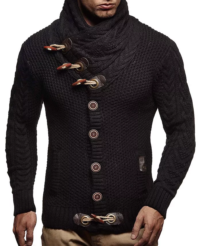 Мужская вязаная водолазка - зимний кардиган для мужчин Leif Nelson, черный
Мужская вязаная водолазка - зимний кардиган для мужчин Leif Nelson, черный