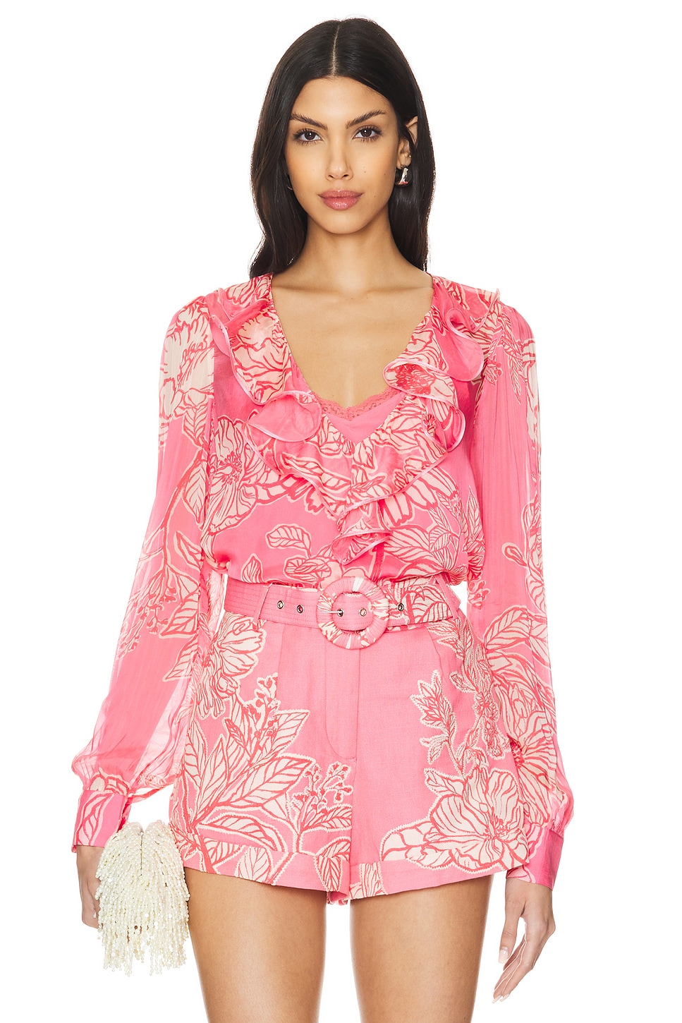 Топ с ками Hemant And Nandita, розовый
Топ с ками Hemant And Nandita, розовый