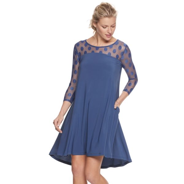 Женское полупрозрачное платье в горошек с лифом и вырезом Nina Leonard, цвет bluemoon
Женское полупрозрачное платье в горошек с лифом и вырезом Nina Leonard, цвет bluemoon