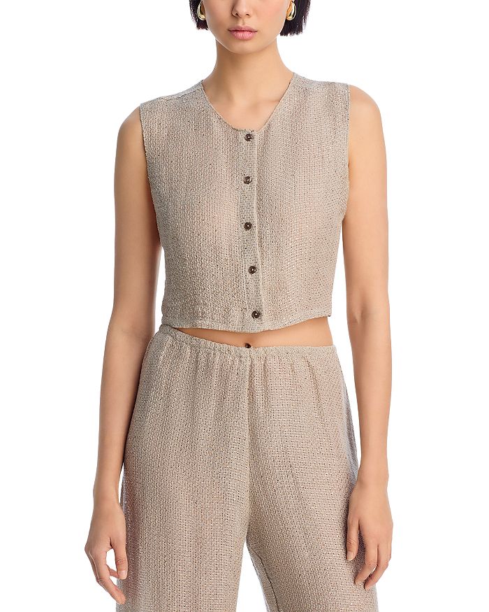 Стелла Жилет с круглым вырезом LESET, коричневый/бежевый
Стелла Жилет с круглым вырезом LESET, коричневый/бежевый