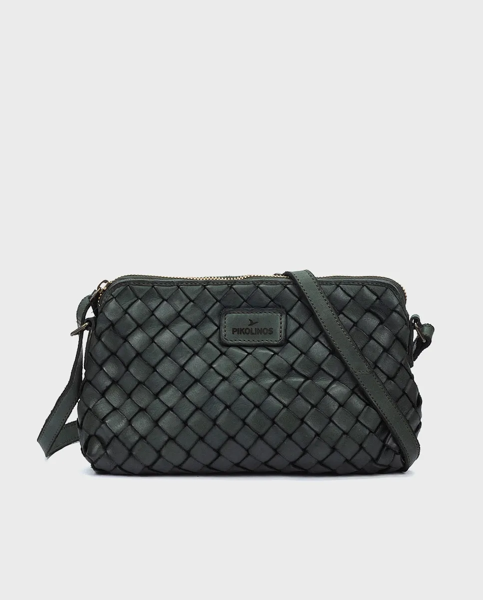 Женская кожаная сумка-бандо с застежкой-молнией Pikolinos, зеленый
Женская кожаная сумка-бандо с застежкой-молнией Pikolinos, зеленый