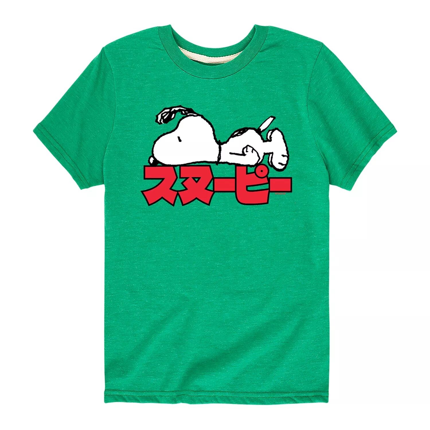 Футболка с рисунком кандзи Peanuts Snoopy для мальчиков 8–20 лет Licensed Character, зеленый
Футболка с рисунком кандзи Peanuts Snoopy для мальчиков 8–20 лет Licensed Character, зеленый