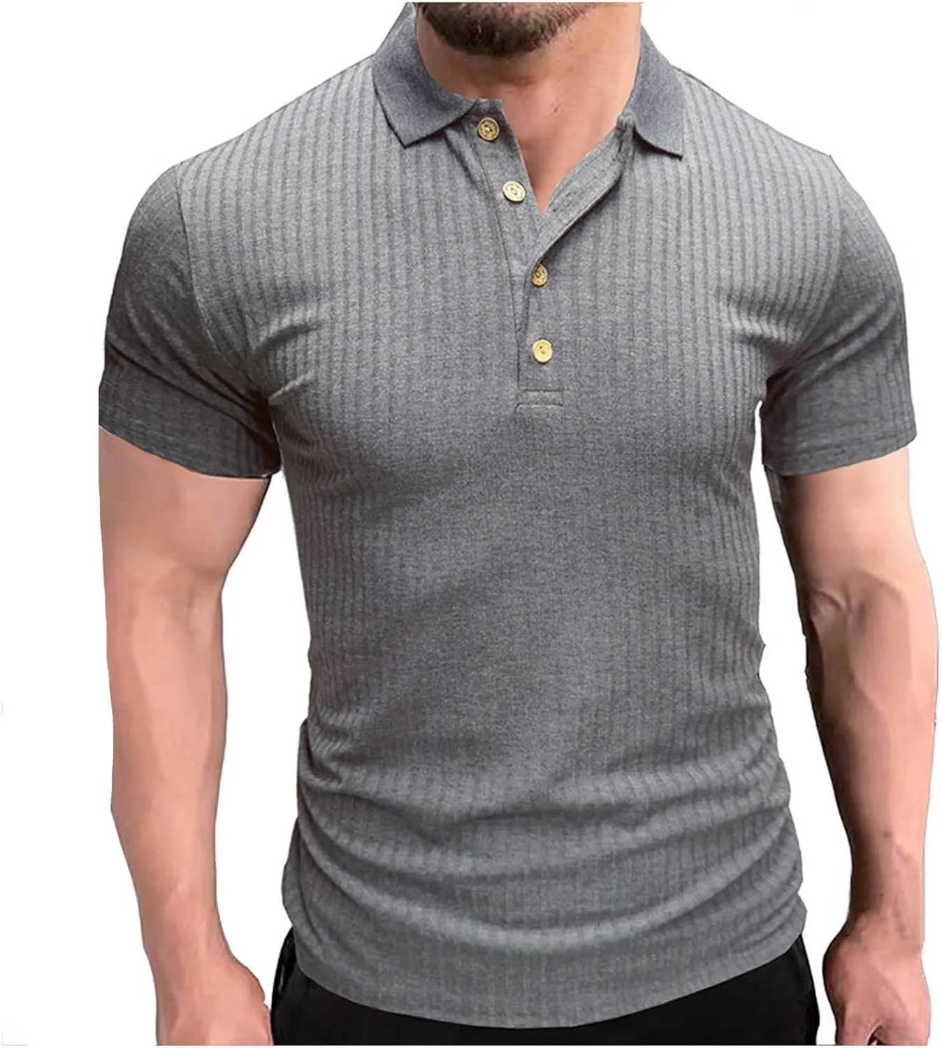 Мужская футболка-поло Stretch Polo Shirts с коротким рукавом tuduoms
Мужская футболка-поло Stretch Polo Shirts с коротким рукавом tuduoms