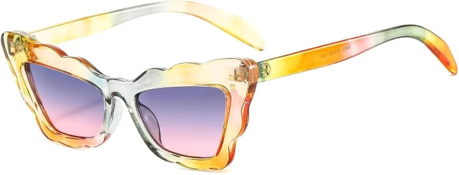 Популярные модные солнцезащитные очки «кошачий глаз» для женщин, цветные, ретро, с заклепками, для мужчин, градиентные, UV400 HHZZYVY, Colorful Gray Pink
Популярные модные солнцезащитные очки «кошачий глаз» для женщин, цветные, ретро, с заклепками, для мужчин, градиентные, UV400 HHZZYVY, Colorful Gray Pink