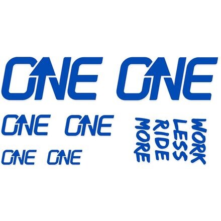 Комплект наклеек на руль OneUp Components, синий