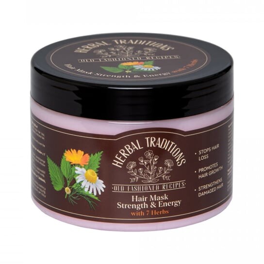 Маска для волос с 7 травами, питает и восстанавливает, 300мл Herbal Traditions
Маска для волос с 7 травами, питает и восстанавливает, 300мл Herbal Traditions