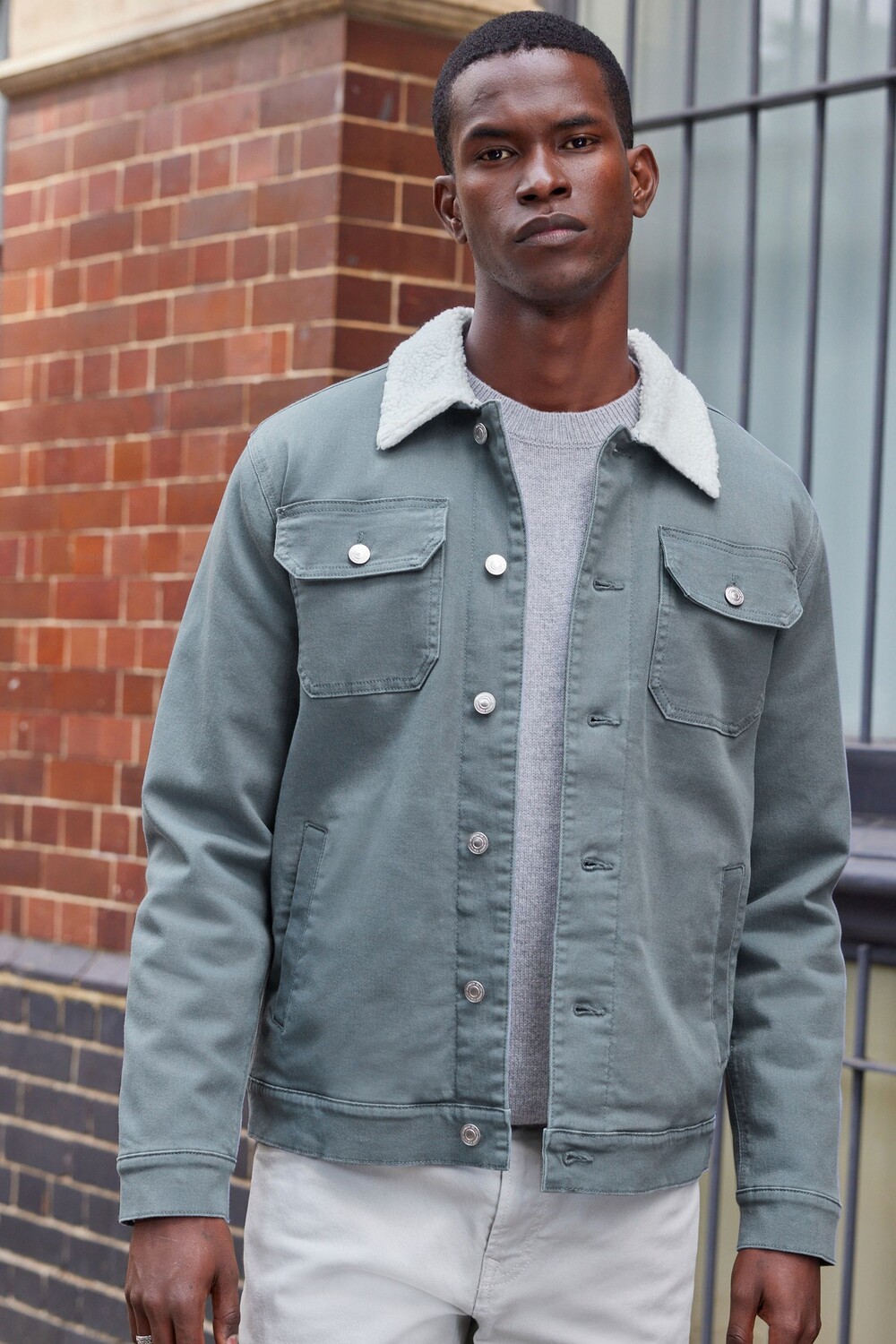 Джинсовая куртка Trucker из искусственной овчины с воротником Next, синий
Джинсовая куртка Trucker из искусственной овчины с воротником Next, синий