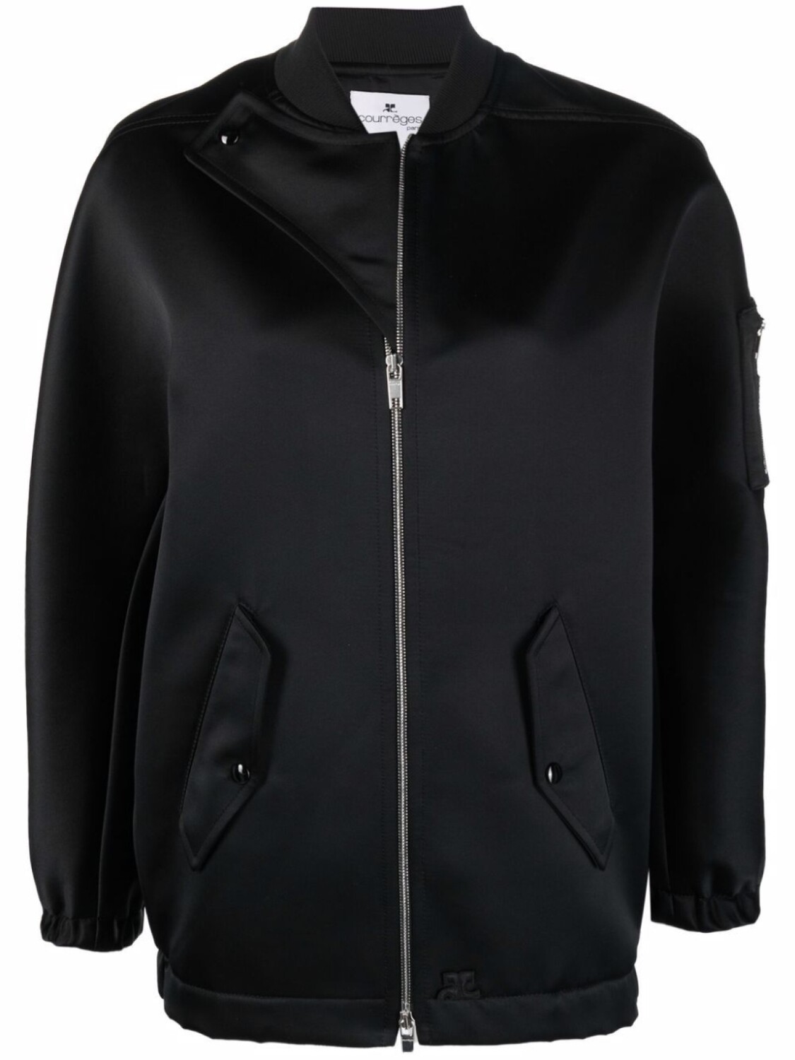 Courrèges бомбер на молнии, черный
Courrèges бомбер на молнии, черный