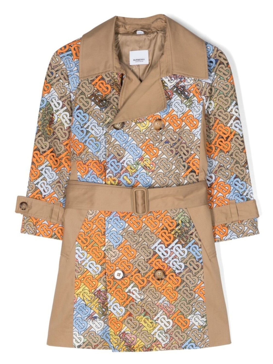Burberry Kids тренч с логотипом, нейтральный цвет
Burberry Kids тренч с логотипом, нейтральный цвет