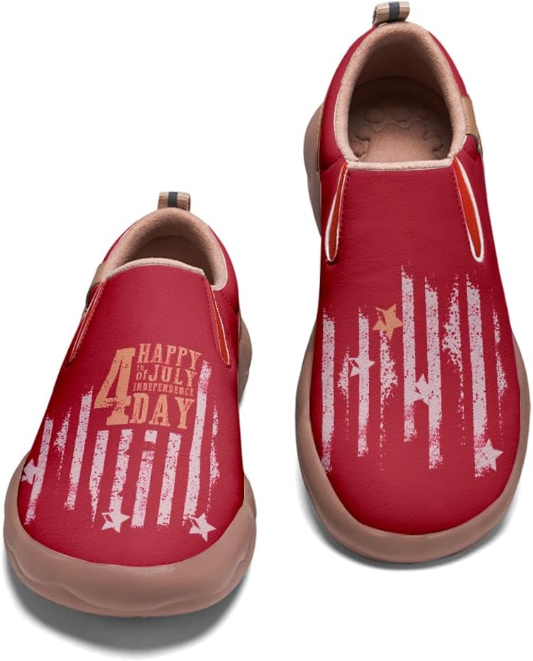 Мужские прогулочные туфли для путешествий, повседневные, на плоской подошве, с широкой носочной частью, с рисунком американского флага, легко надеваются Onehorse, American Flag_03
Мужские прогулочные туфли для путешествий, повседневные, на плоской подошве, с широкой носочной частью, с рисунком американского флага, легко надеваются Onehorse, American Flag_03