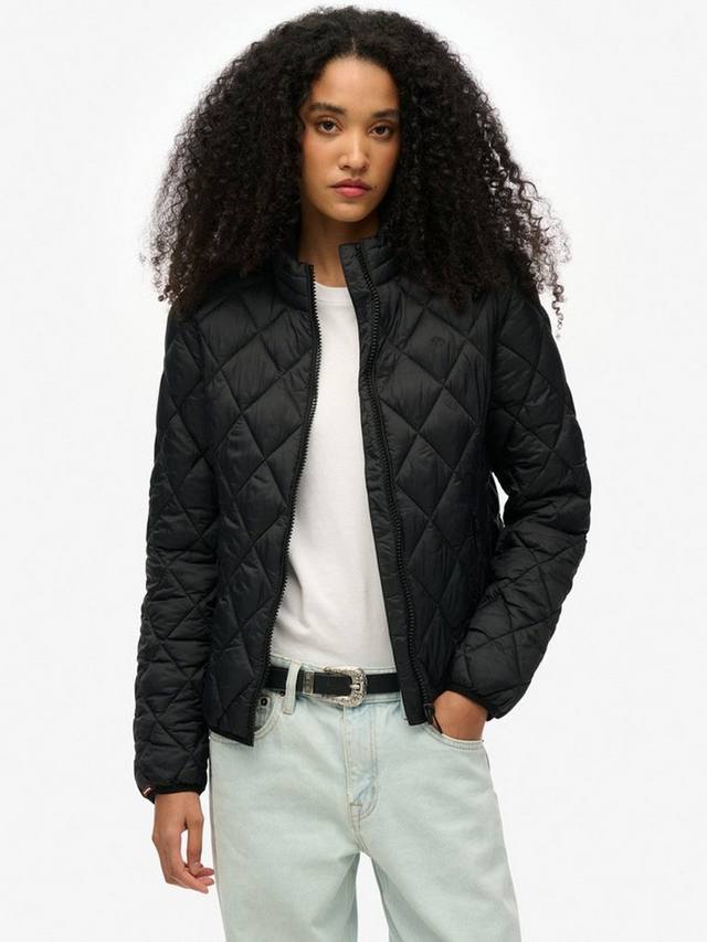 Стеганая куртка fuji lite с бриллиантами Superdry, черный
Стеганая куртка fuji lite с бриллиантами Superdry, черный