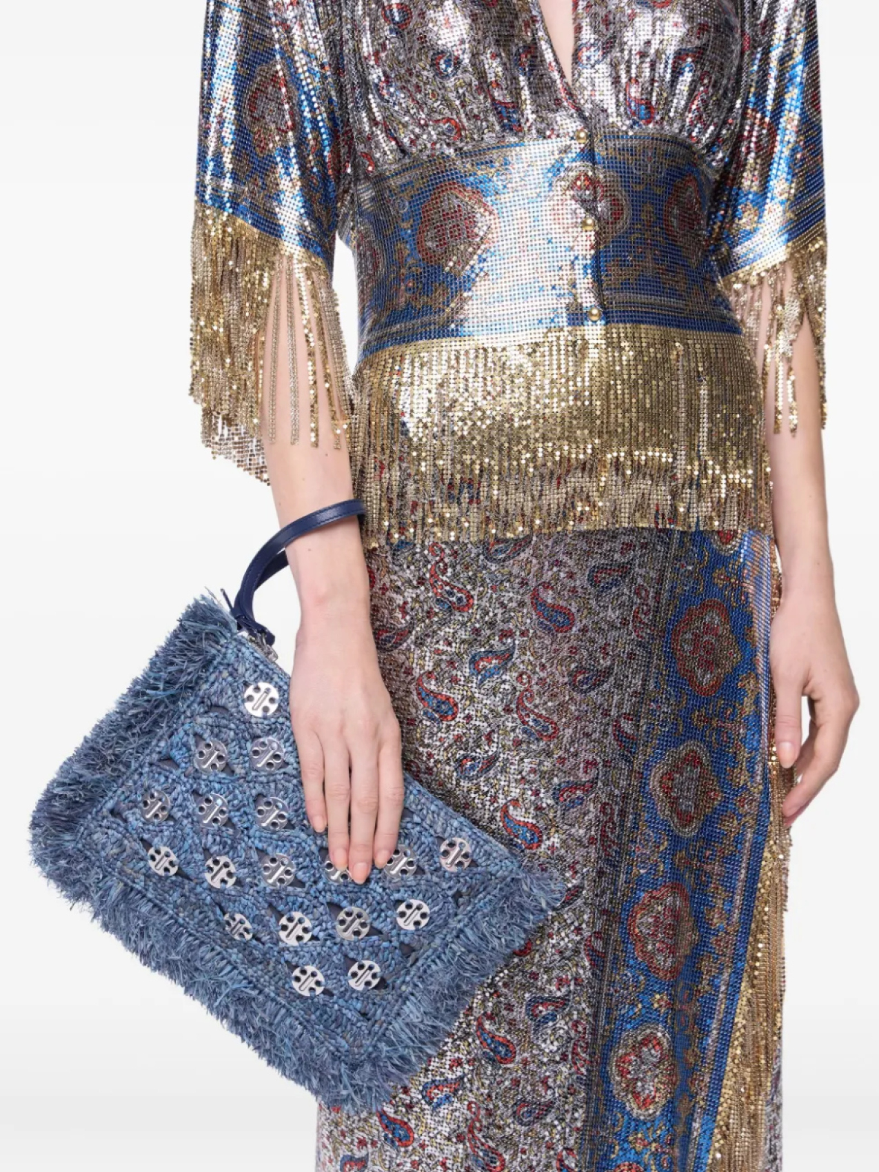 Rabanne юбка из рафии, синий
Rabanne юбка из рафии, синий