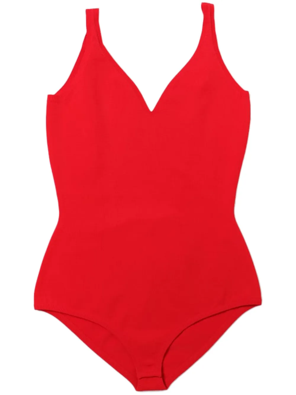 Боди с V-образным вырезом Alexander McQueen, красный 
Боди с V-образным вырезом Alexander McQueen, красный