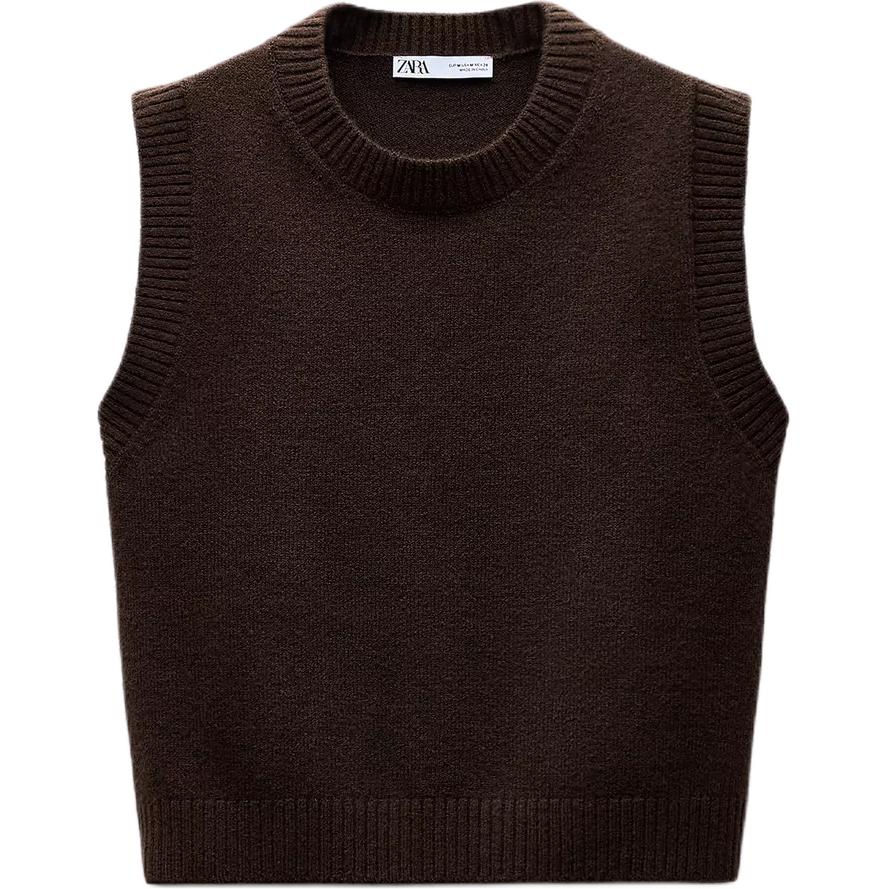 ZARA Tank Top Women's Dark Brown
ZARA Tank Top Women's Dark Brown