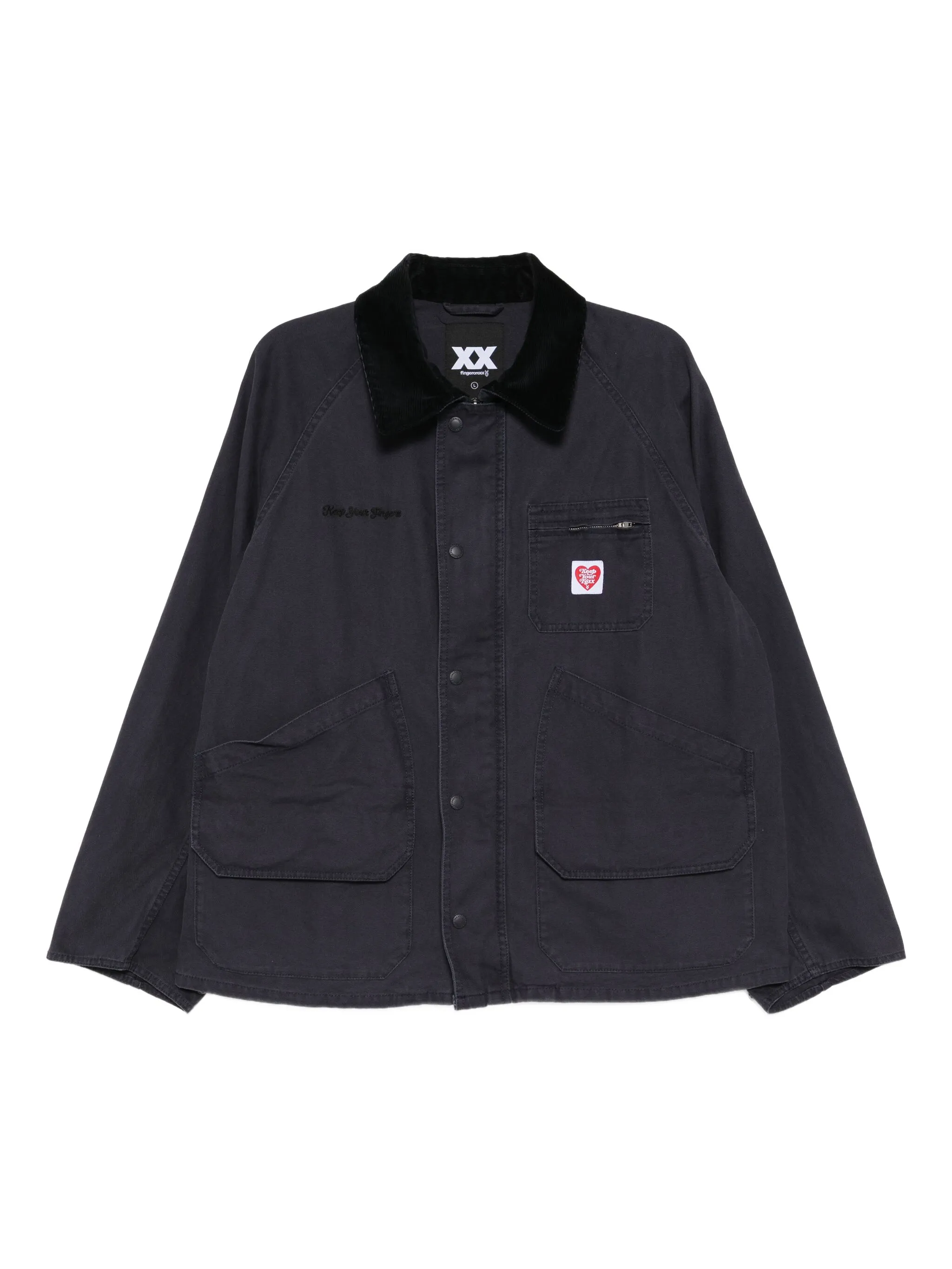 Куртка с вышитой надписью Fingercroxx, синий
Куртка с вышитой надписью Fingercroxx, синий