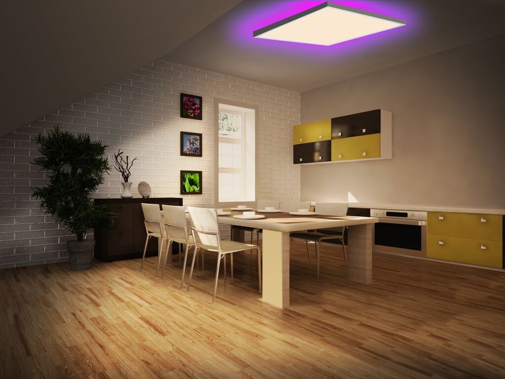 Светодиодная панель 15Вт Теплый белый / Холодный белый Настроение RGB Подсветка Пульт дистанционного управления 45x45 см Northpoint
Светодиодная панель 15Вт Теплый белый / Холодный белый Настроение RGB Подсветка Пульт дистанционного управления 45x45 см Northpoint