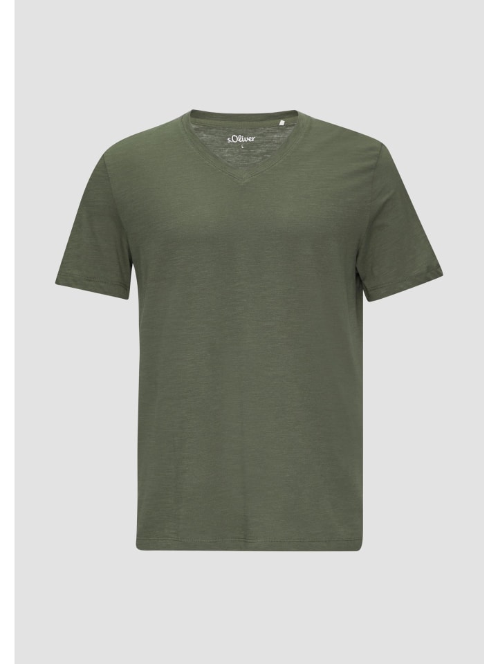 s.Oliver Футболка цвета 7940_оливково-зеленый
s.Oliver Футболка цвета 7940_оливково-зеленый