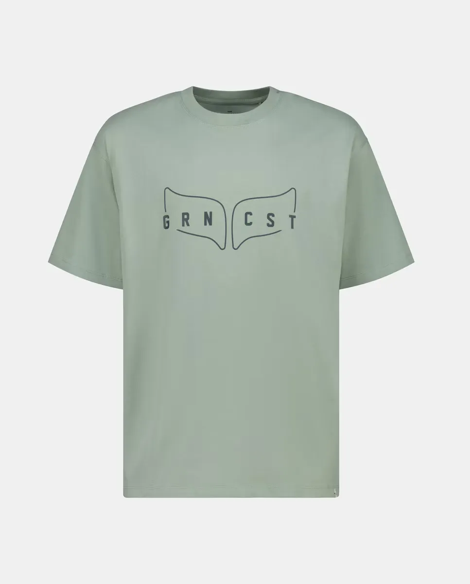Мужская футболка с короткими рукавами и логотипом Green Coast, зеленый
Мужская футболка с короткими рукавами и логотипом Green Coast, зеленый