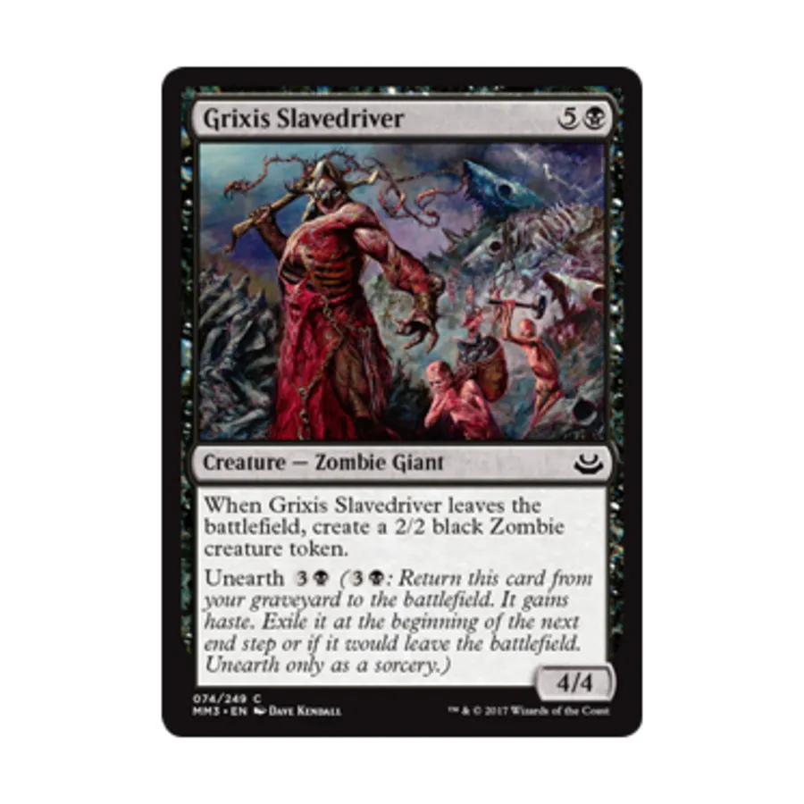 CCG Гриксис Рабовладелец (К), MTG - Modern Masters 2017
CCG Гриксис Рабовладелец (К), MTG - Modern Masters 2017