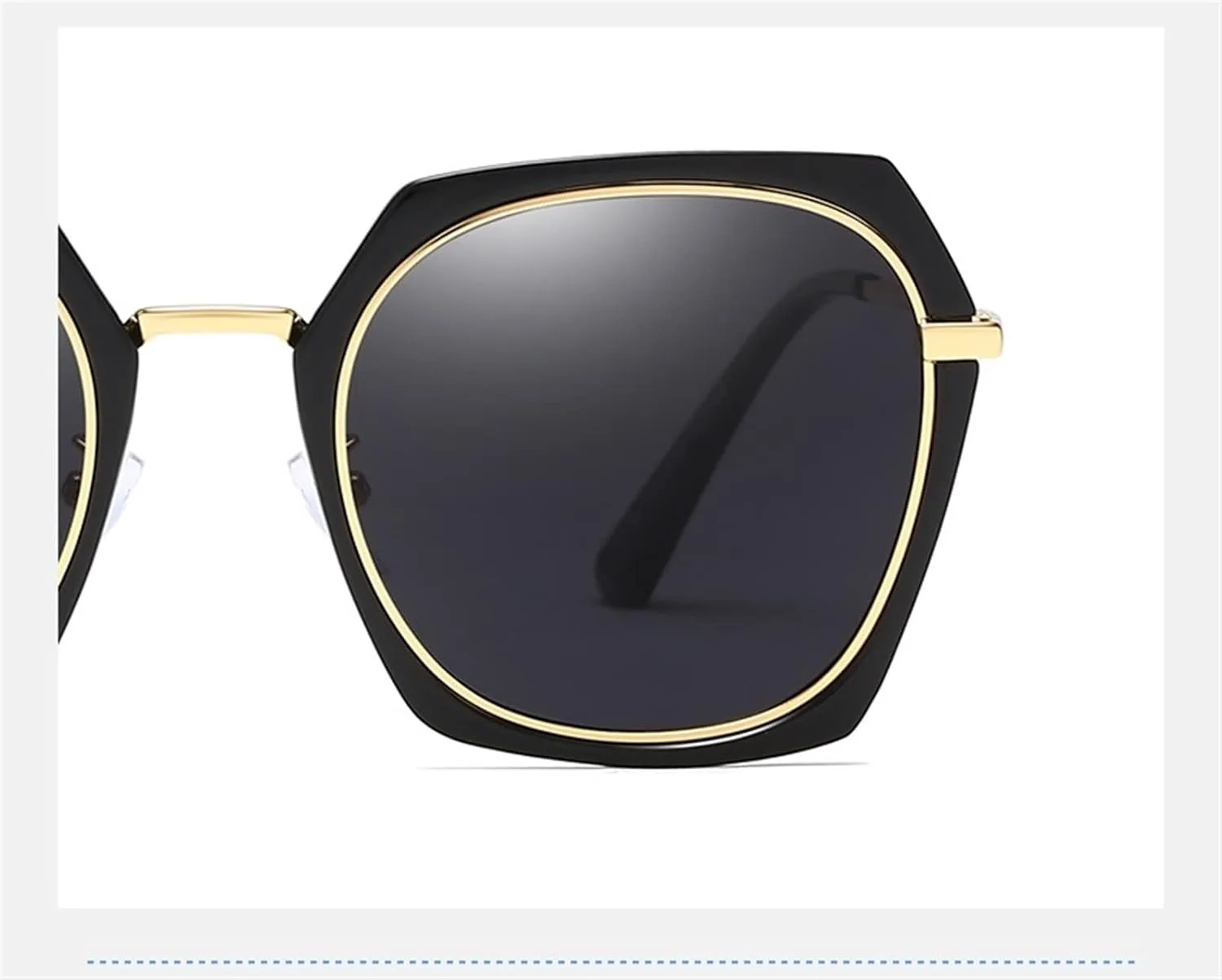 Модные поляризованные солнцезащитные очки с металлическим козырьком для вождения, женские солнцезащитные очки (Цвет: B, Размер: Средний) MTZJH, One Color
Модные поляризованные солнцезащитные очки с металлическим козырьком для вождения, женские солнцезащитные очки (Цвет: B, Размер: Средний) MTZJH, One Color