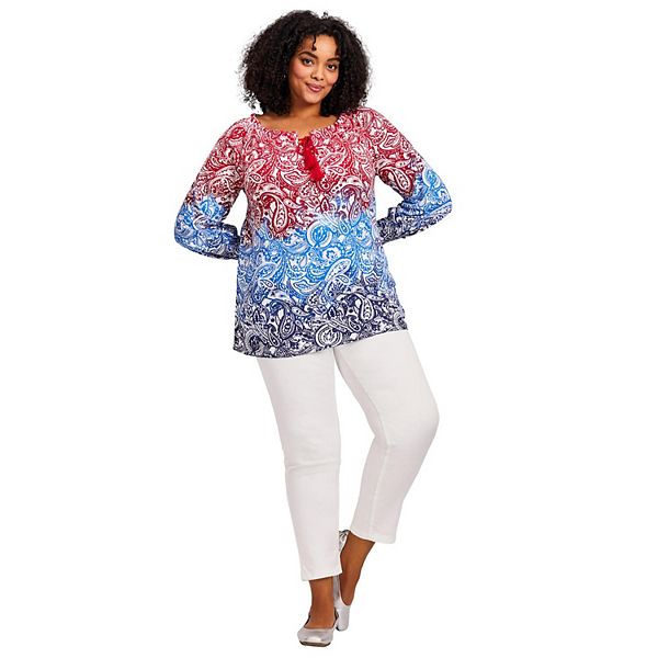 Топ с омбре принтом для женщин plus size Avenue, Americana Ombre
Топ с омбре принтом для женщин plus size Avenue, Americana Ombre