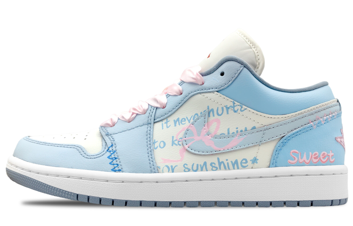 Кроссовки Air Jordan 1 Vintage Basketball Shoes Women's Low-top White/pink, синий
Кроссовки Air Jordan 1 Vintage Basketball Shoes Women's Low-top White/pink, синий