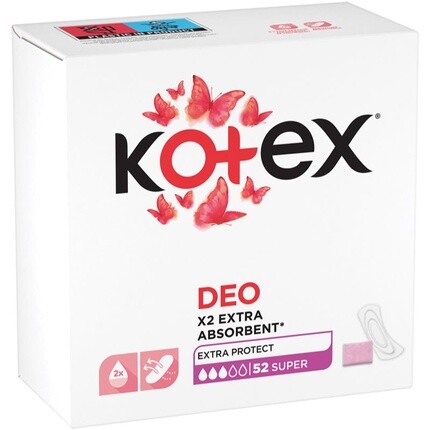 Гигиенические прокладки KotexHV Super Deo -52 Kotex
Гигиенические прокладки KotexHV Super Deo -52 Kotex