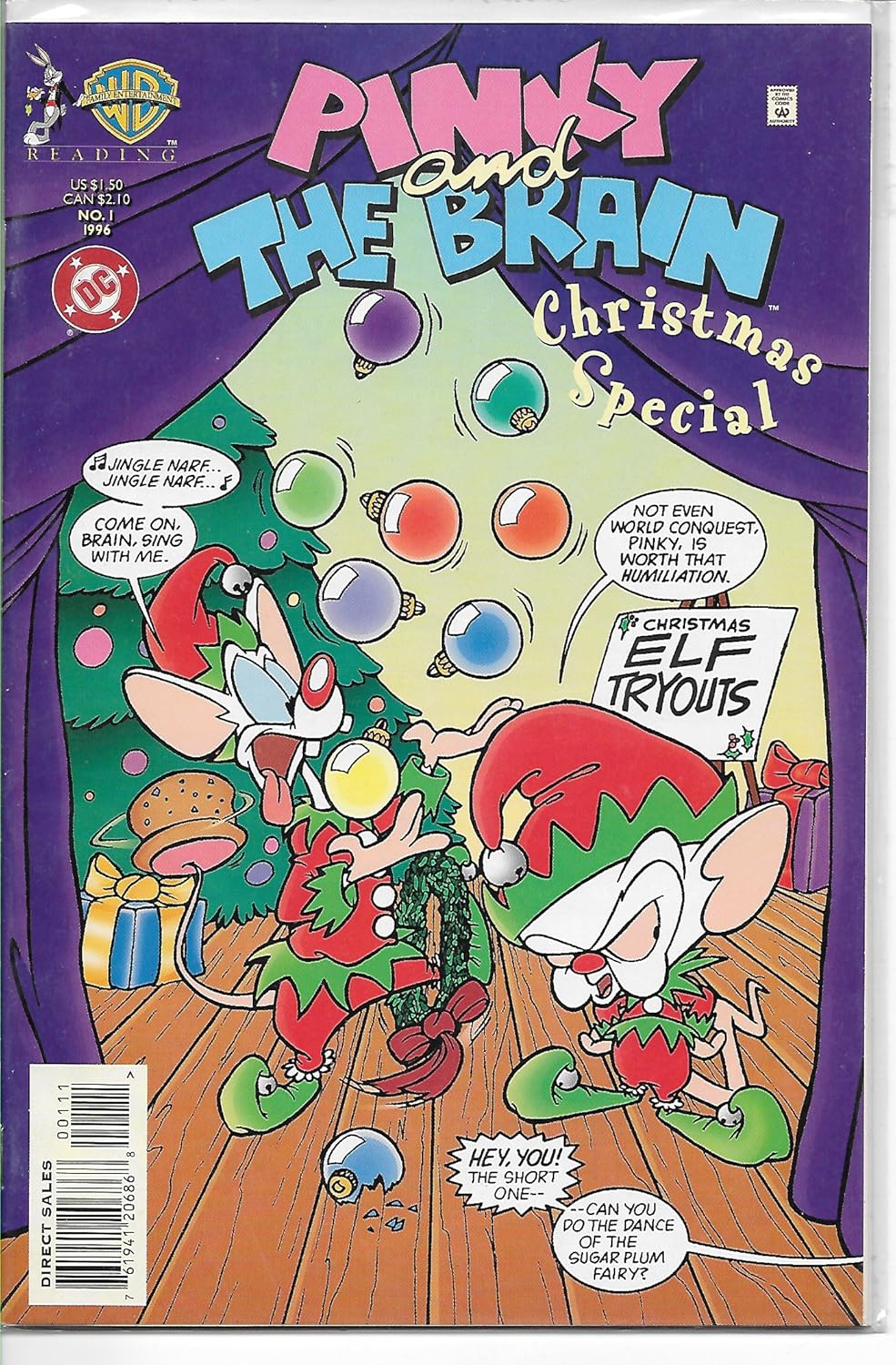 PINKY AND THE BRAIN (Pinky and The BRAIN, Christmas Special) (DC Comics)
PINKY AND THE BRAIN (Pinky and The BRAIN, Christmas Special) (DC Comics)