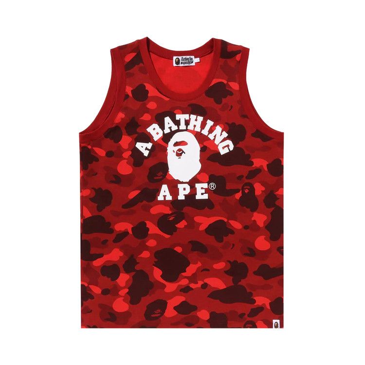 Топ BAPE Color Camo College Tank Top 'Red'
Топ BAPE Color Camo College Tank Top 'Red'
