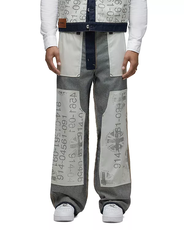 Джинсы с широкими штанинами и графическим рисунком в виде цифры Колумбус Hudson, мультиколор
Джинсы с широкими штанинами и графическим рисунком в виде цифры Колумбус Hudson, мультиколор