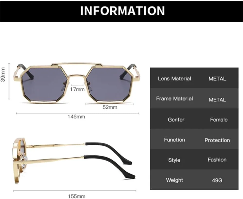 Маленькие многоугольные солнцезащитные очки для женщин в винтажном стиле, мужские панк-очки, солнцезащитные очки UV400 для защиты от солнца DSDNPTV, C6 Silver Silver
Маленькие многоугольные солнцезащитные очки для женщин в винтажном стиле, мужские панк-очки, солнцезащитные очки UV400 для защиты от солнца DSDNPTV, C6 Silver Silver