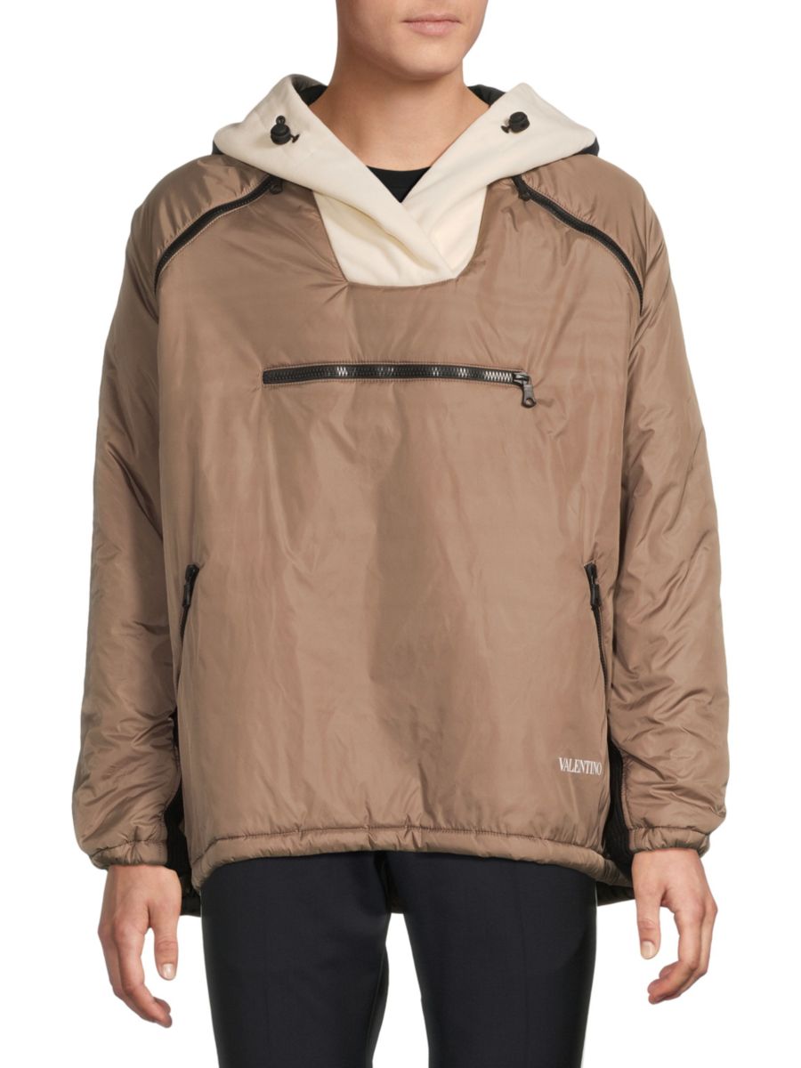 Ветровка-трансформер с капюшоном Valentino, серо-коричневый
Ветровка-трансформер с капюшоном Valentino, серо-коричневый