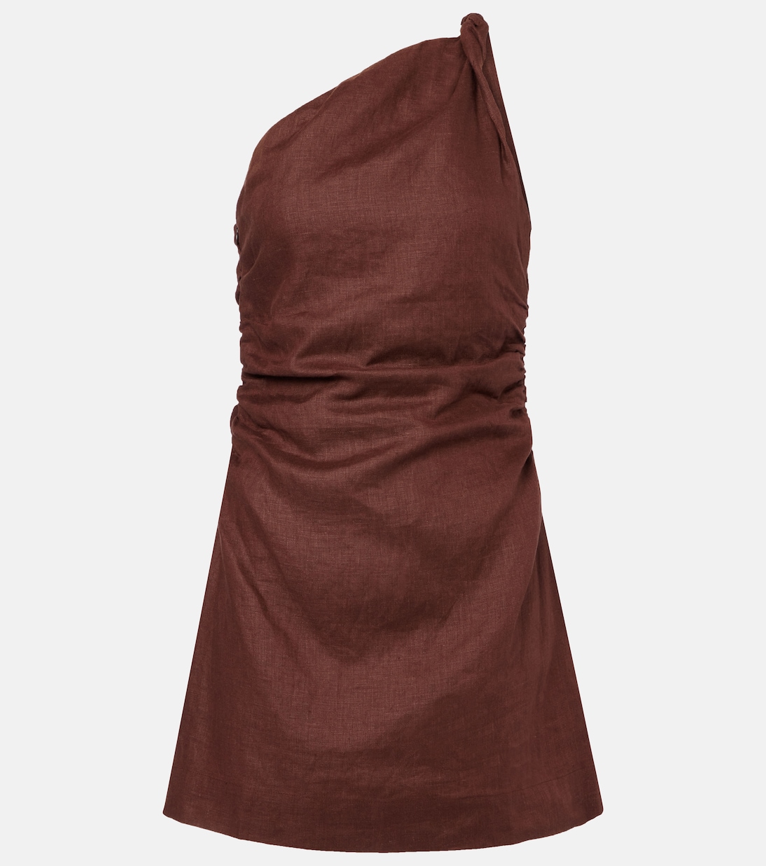 Марга мини-платье из льна с одним плечом Faithfull, коричневый
Марга мини-платье из льна с одним плечом Faithfull, коричневый