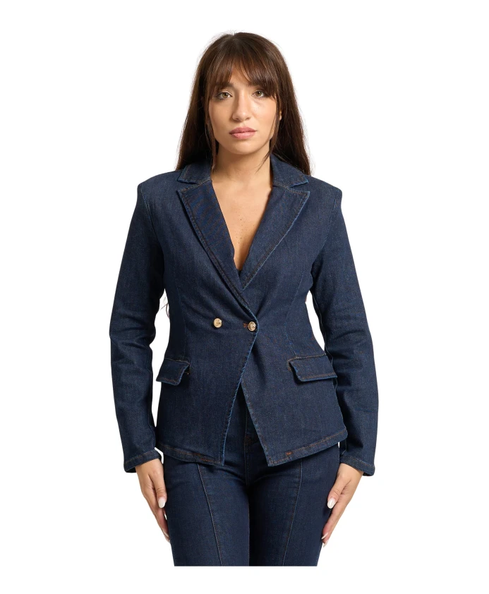 Джинсовая женская синяя куртка Gaudi, синий
Джинсовая женская синяя куртка Gaudi, синий